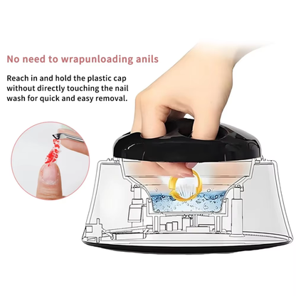 Nail polish remover machine
